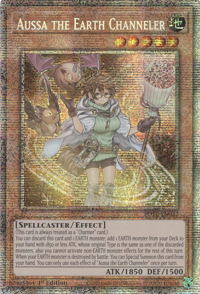 Aussa the Earth Channeler [POTE-EN032] Starlight Rare | Exor Games Truro