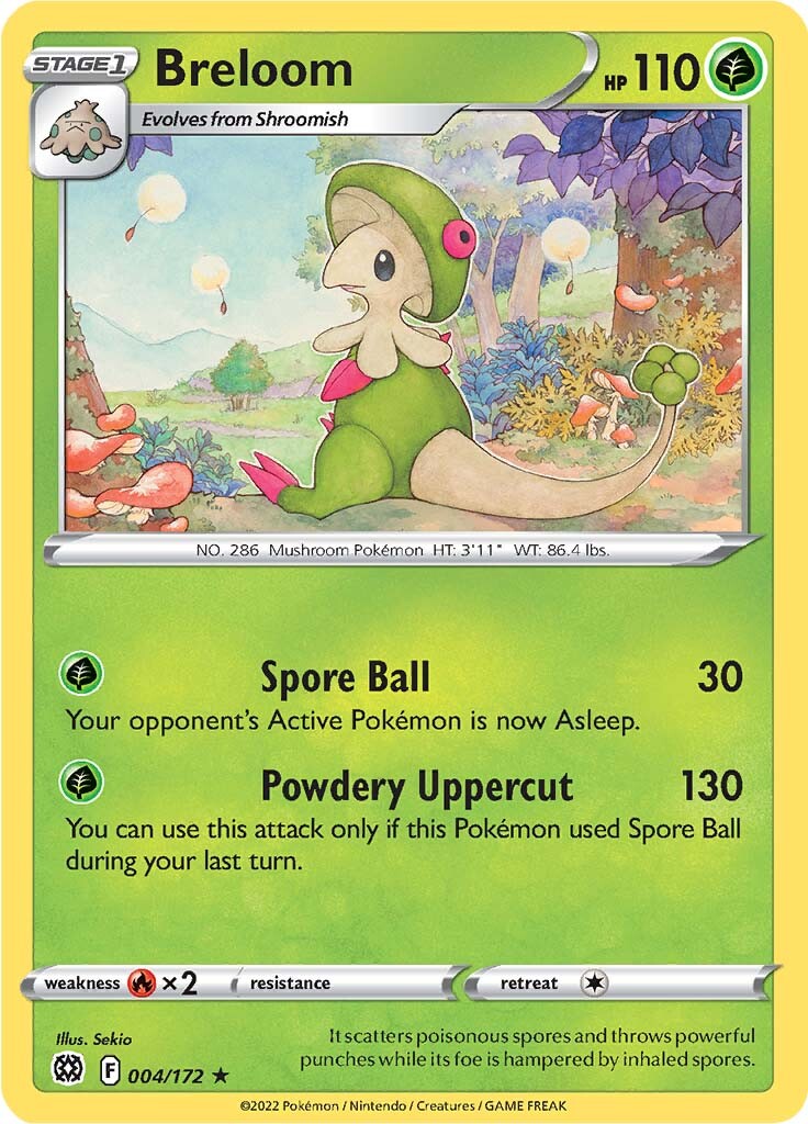 Breloom (004/172) [Sword & Shield: Brilliant Stars] | Exor Games Truro