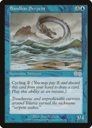 Sandbar Serpent [Urza's Saga] | Exor Games Truro