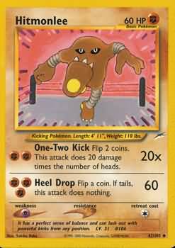 Hitmonlee (42/105) [Neo Destiny Unlimited] | Exor Games Truro