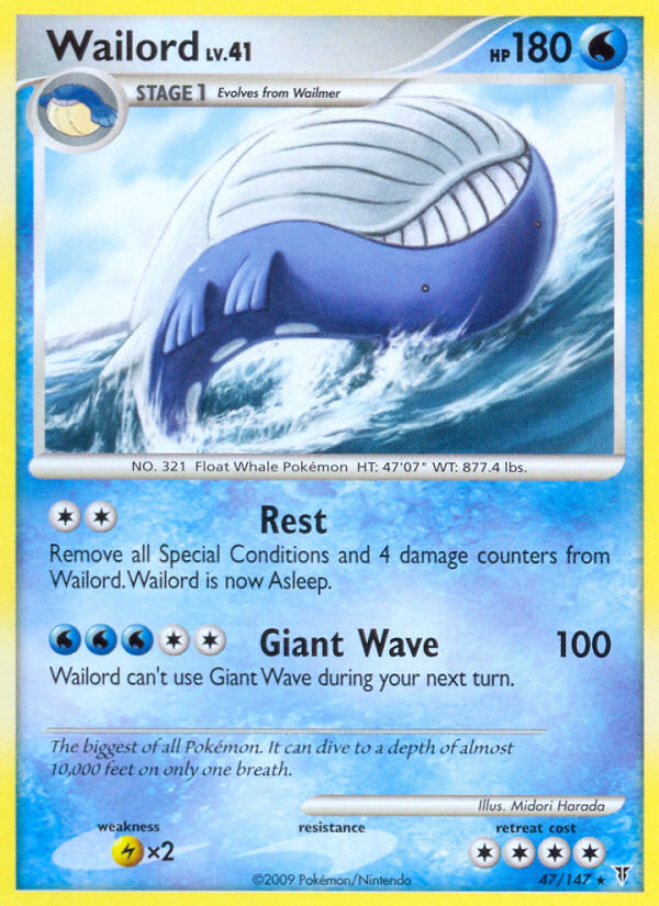 Wailord (47/147) [Platinum: Supreme Victors] | Exor Games Truro