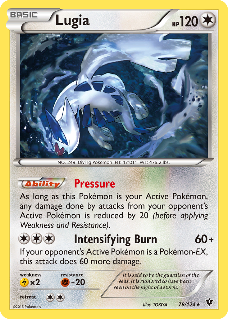 Lugia (78/124) [XY: Fates Collide] | Exor Games Truro