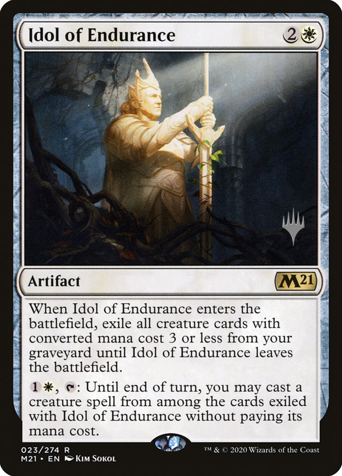 Idol of Endurance (Promo Pack) [Core Set 2021 Promos] | Exor Games Truro