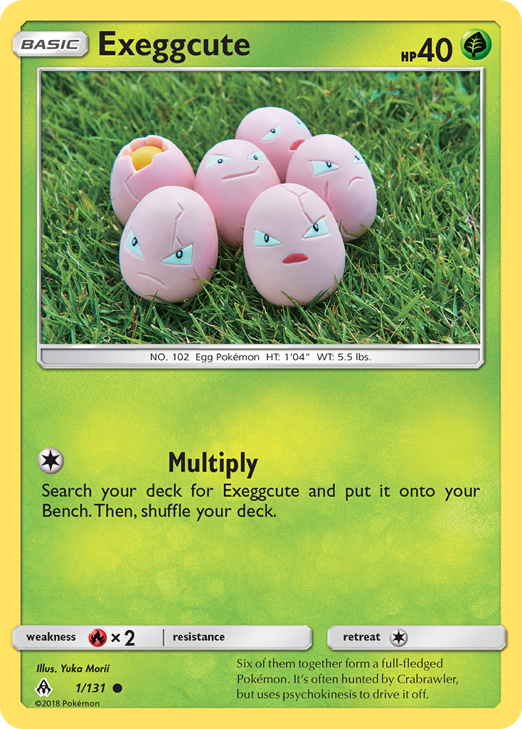 Exeggcute (1/131) [Sun & Moon: Forbidden Light] | Exor Games Truro