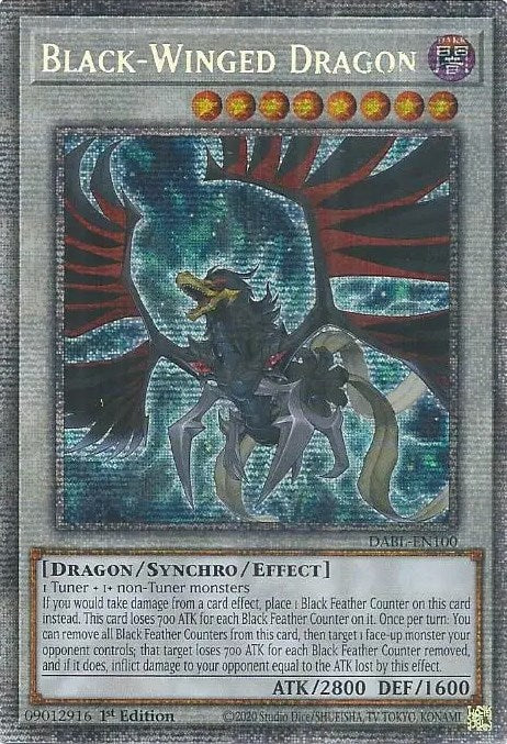 Black-Winged Dragon [DABL-EN100] Starlight Rare | Exor Games Truro