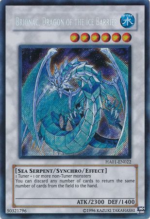 Brionac, Dragon of the Ice Barrier [HA01-EN022] Secret Rare | Exor Games Truro