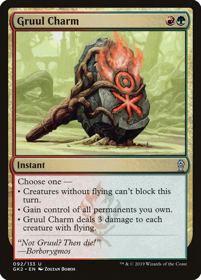 Gruul Charm [Ravnica Allegiance Guild Kit] | Exor Games Truro