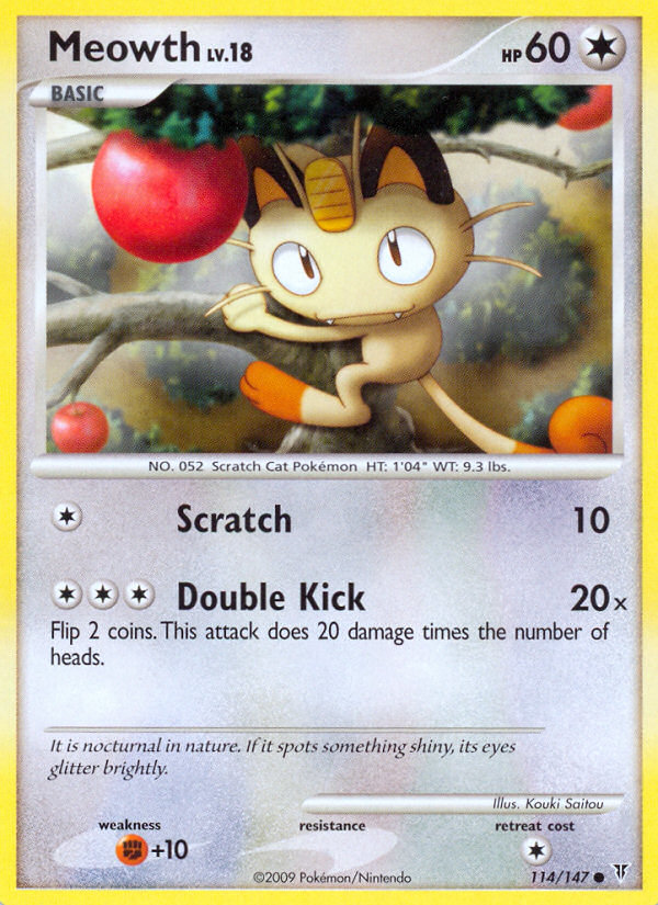 Meowth (114/147) [Platinum: Supreme Victors] | Exor Games Truro