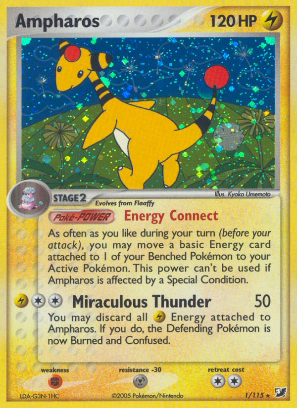 Ampharos (1/115) [EX: Unseen Forces] | Exor Games Truro