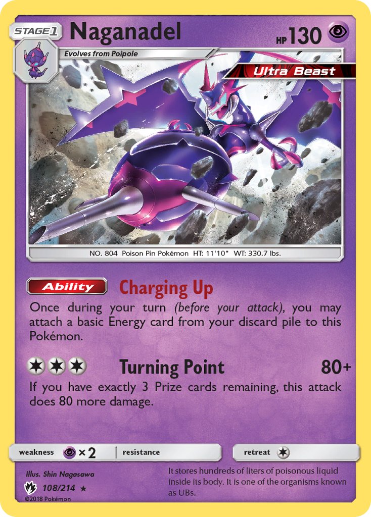 Naganadel(108/214) (Theme Deck Exclusive) [Sun & Moon: Lost Thunder] | Exor Games Truro