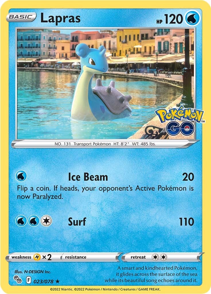 Lapras (023/078) [Pokémon GO] | Exor Games Truro