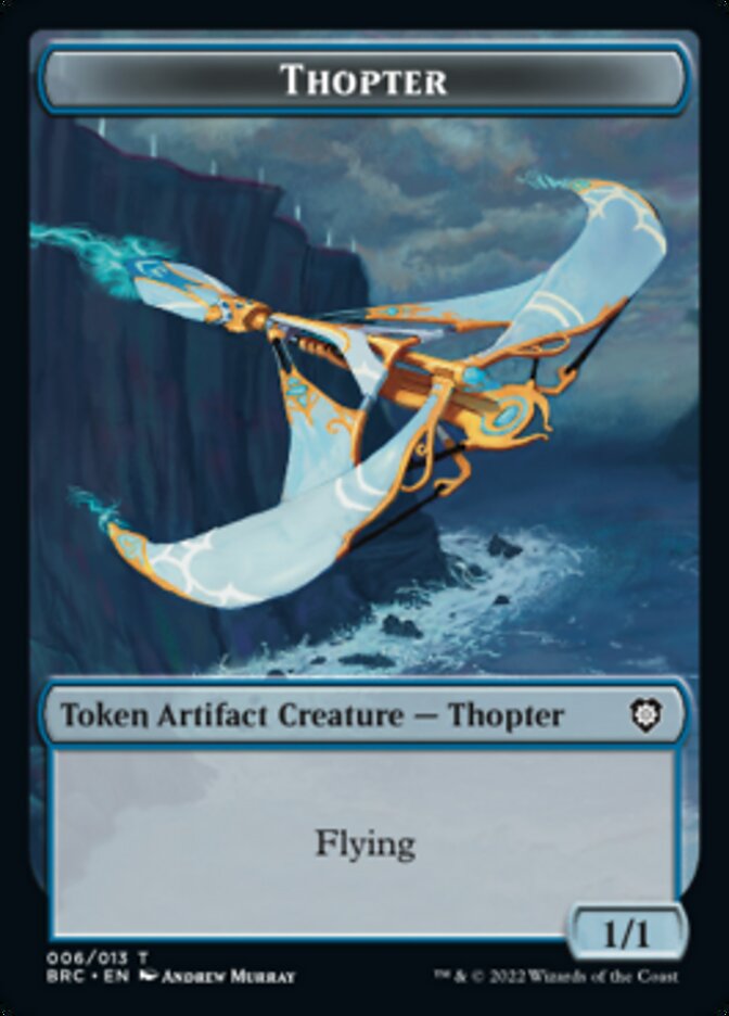 Copy // Thopter (006) Double-Sided Token [The Brothers' War Commander Tokens] | Exor Games Truro