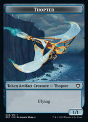 Copy // Thopter (006) Double-Sided Token [The Brothers' War Commander Tokens] | Exor Games Truro