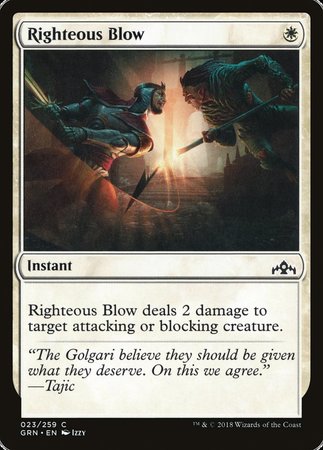 Righteous Blow [Guilds of Ravnica] | Exor Games Truro