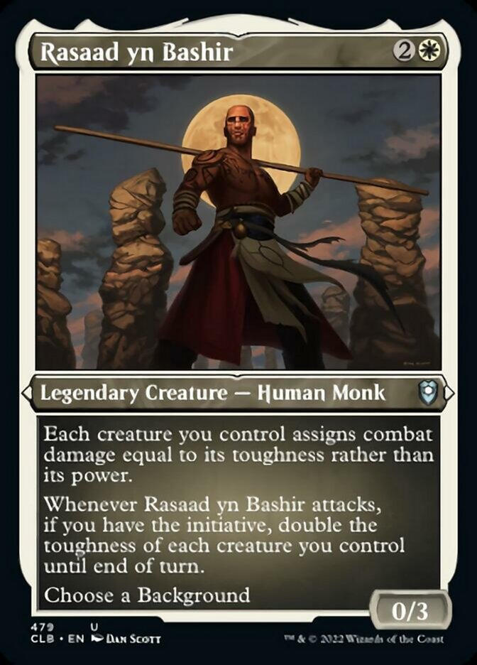 Rasaad yn Bashir (Foil Etched) [Commander Legends: Battle for Baldur's Gate] | Exor Games Truro