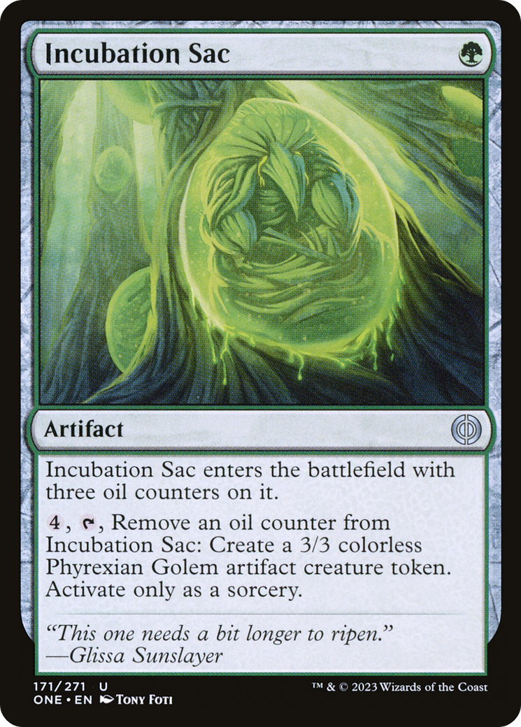 Incubation Sac [Phyrexia: All Will Be One] | Exor Games Truro