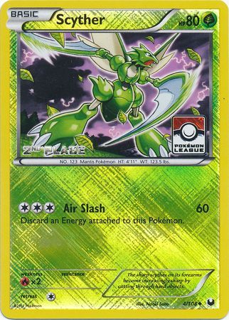 Scyther (4/108) (League Promo 2nd Place) [Black & White: Dark Explorers] | Exor Games Truro