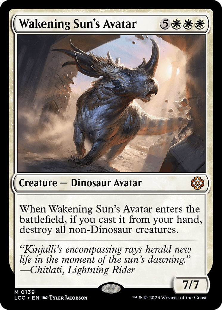 Wakening Sun's Avatar [The Lost Caverns of Ixalan Commander] | Exor Games Truro