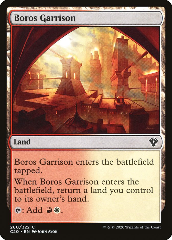 Boros Garrison [Commander 2020] | Exor Games Truro