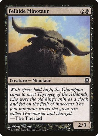 Felhide Minotaur [Theros] | Exor Games Truro