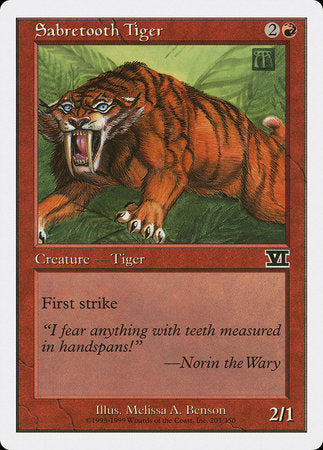 Sabretooth Tiger [Classic Sixth Edition] | Exor Games Truro