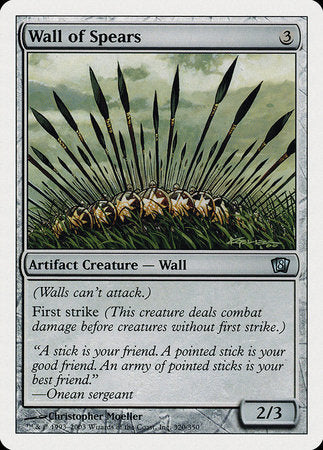 Wall of Spears [Eighth Edition] | Exor Games Truro