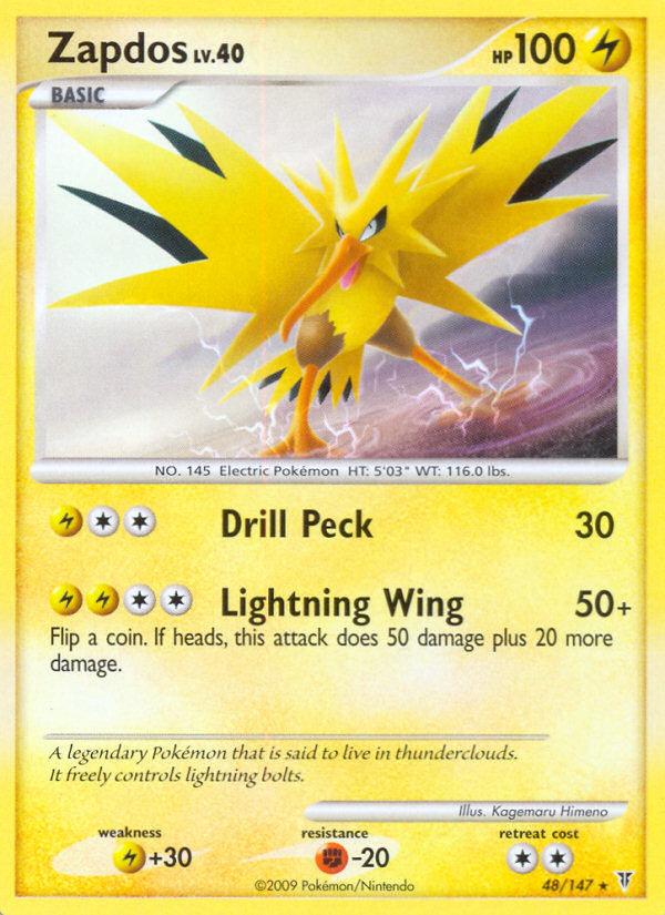 Zapdos (48/147) [Platinum: Supreme Victors] | Exor Games Truro