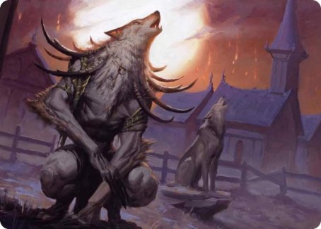 Lord of the Ulvenwald Art Card [Innistrad: Midnight Hunt Art Series] | Exor Games Truro