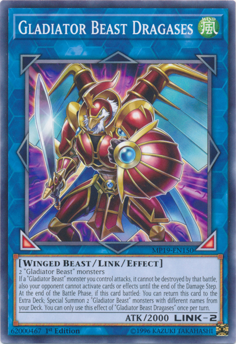 Gladiator Beast Dragases [MP19-EN150] Common | Exor Games Truro