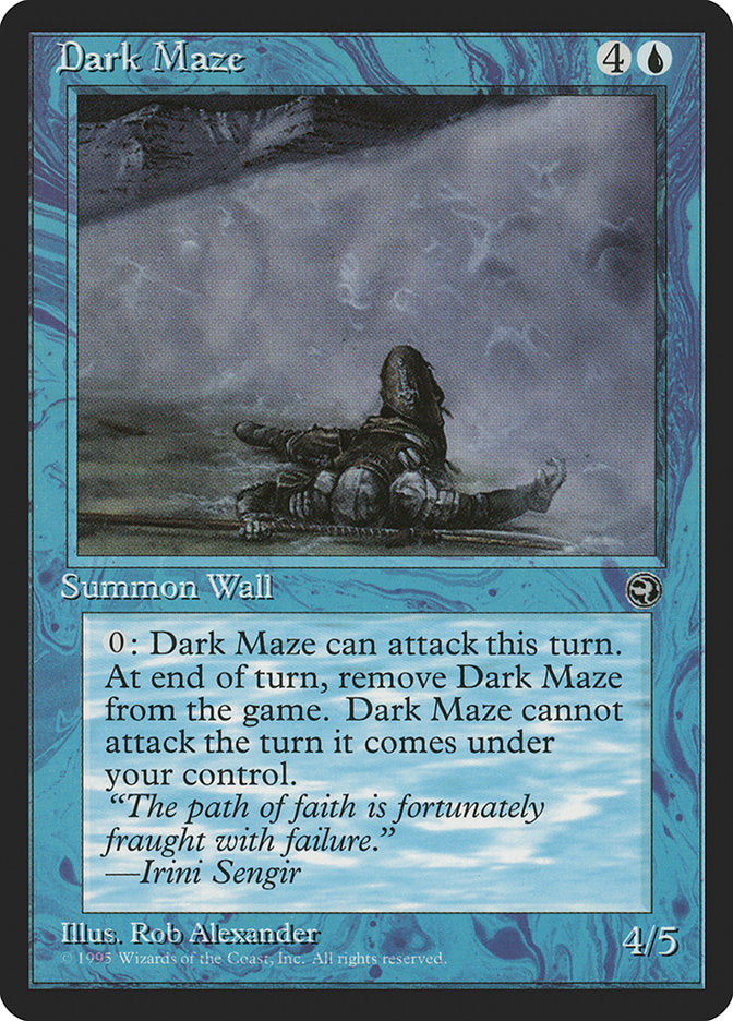 Dark Maze (Irini Sengir Flavor Text) [Homelands] | Exor Games Truro