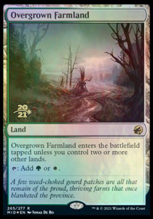 Overgrown Farmland [Innistrad: Midnight Hunt Prerelease Promos] | Exor Games Truro