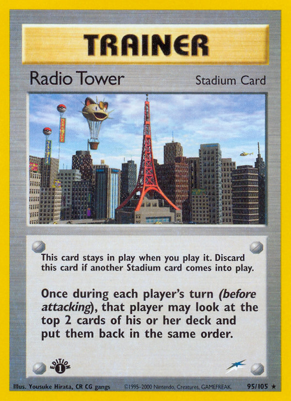 Radio Tower (95/105) [Neo Destiny 1st Edition] | Exor Games Truro