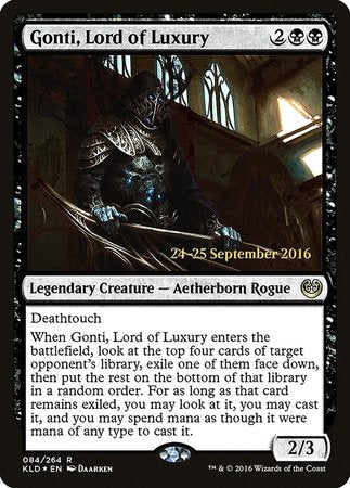 Gonti, Lord of Luxury [Kaladesh Promos] | Exor Games Truro