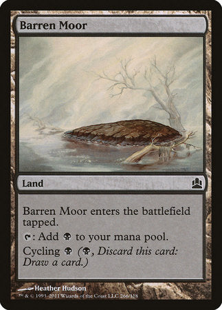 Barren Moor [Commander 2011] | Exor Games Truro