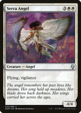 Serra Angel [Dominaria] | Exor Games Truro