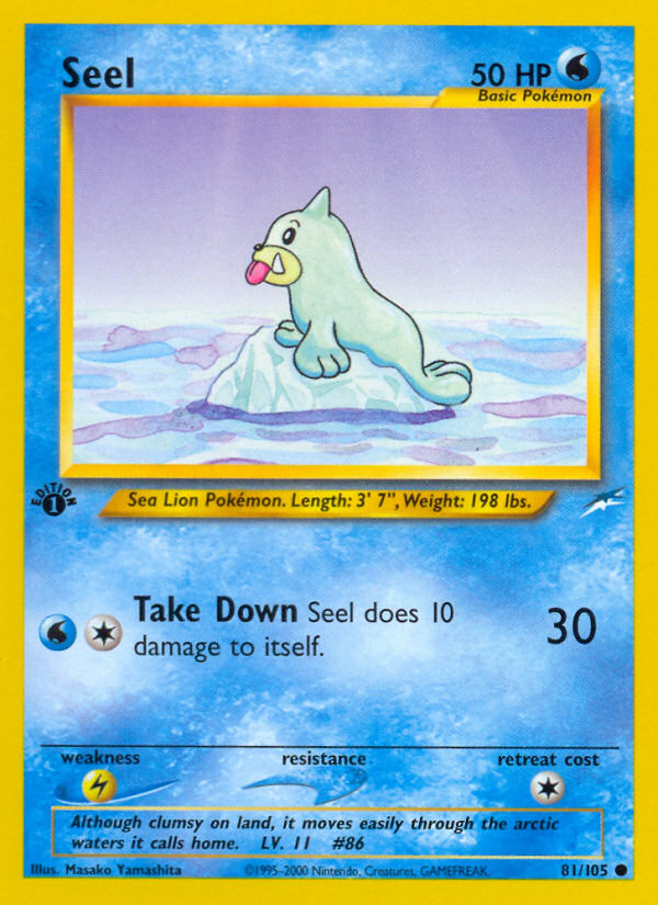 Seel (81/105) [Neo Destiny 1st Edition] | Exor Games Truro