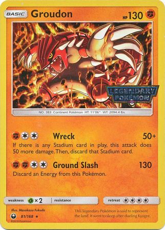 Groudon (81/168) (Cosmos Holo Gamestop Promo) [Sun & Moon: Celestial Storm] | Exor Games Truro