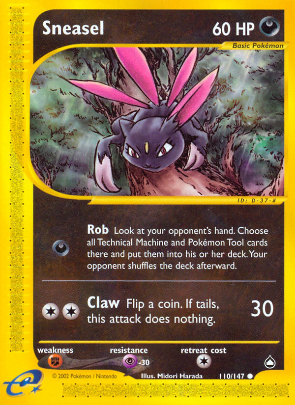 Sneasel (110/147) [Aquapolis] | Exor Games Truro