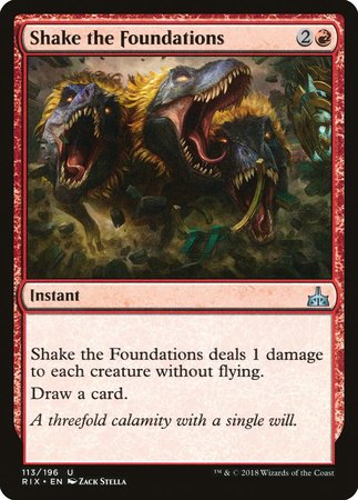 Shake the Foundations [Rivals of Ixalan] | Exor Games Truro