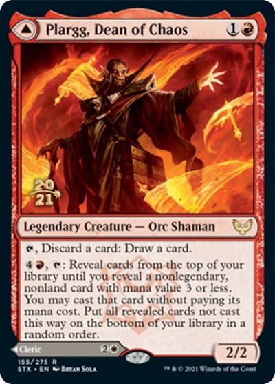 Plargg, Dean of Chaos // Augusta, Dean of Order [Strixhaven: School of Mages Prerelease Promos] | Exor Games Truro