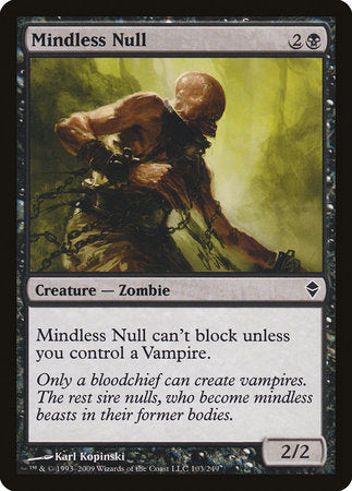 Mindless Null [Zendikar] | Exor Games Truro