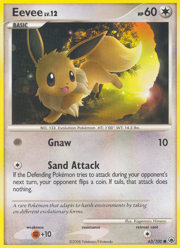 Eevee (63/100) [Diamond & Pearl: Majestic Dawn] | Exor Games Truro