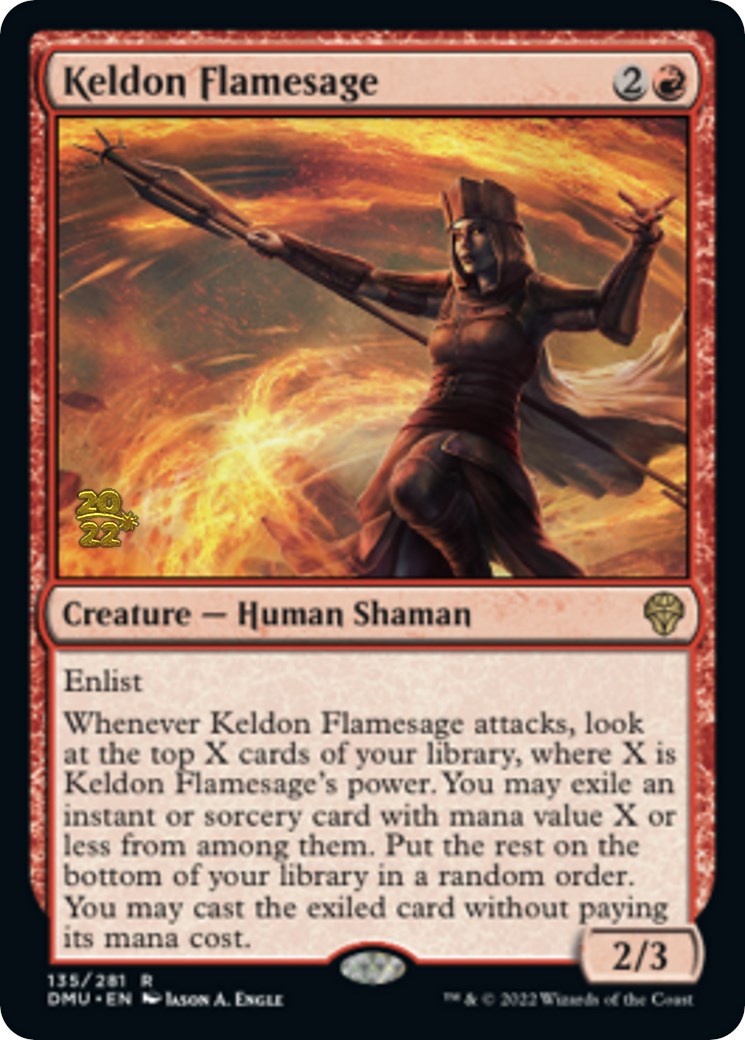 Keldon Flamesage [Dominaria United Prerelease Promos] | Exor Games Truro