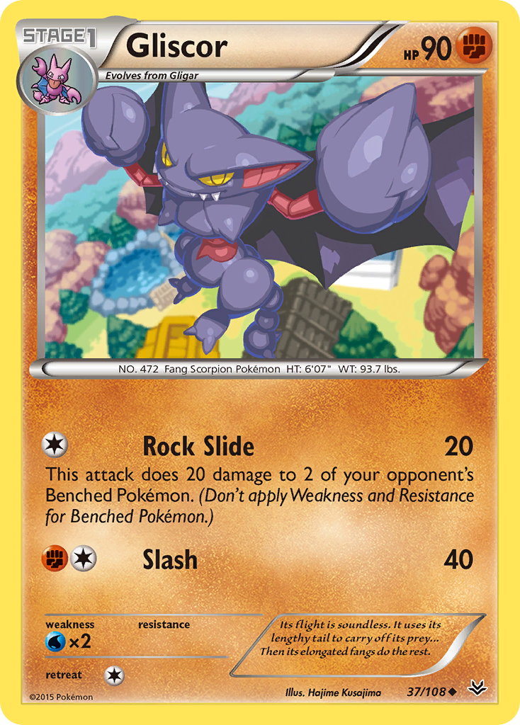 Gliscor (37/108) [XY: Roaring Skies] | Exor Games Truro