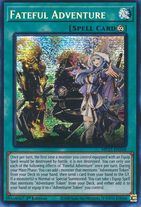 Fateful Adventure [MP23-EN268] Prismatic Secret Rare | Exor Games Truro