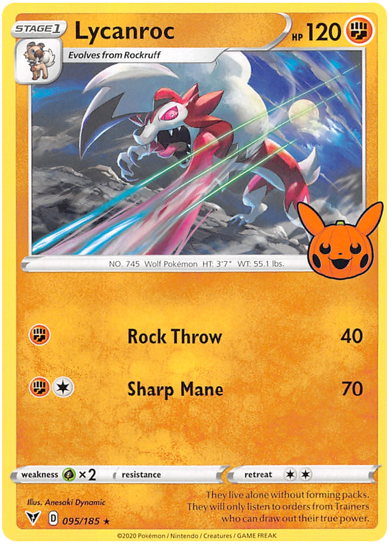 Lycanroc (095/185) [Trick or Trade 2023] | Exor Games Truro