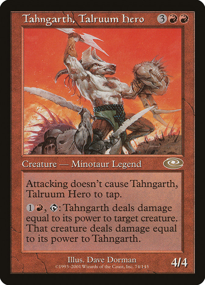 Tahngarth, Talruum Hero (Dave Dorman) [Planeshift] | Exor Games Truro