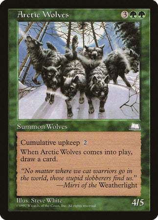 Arctic Wolves [Weatherlight] | Exor Games Truro