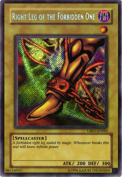 Right Leg of the Forbidden One [UBP1-EN001] Secret Rare | Exor Games Truro