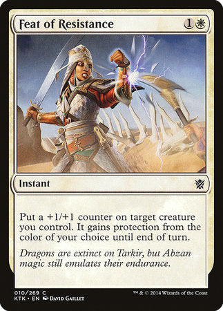Feat of Resistance [Khans of Tarkir] | Exor Games Truro